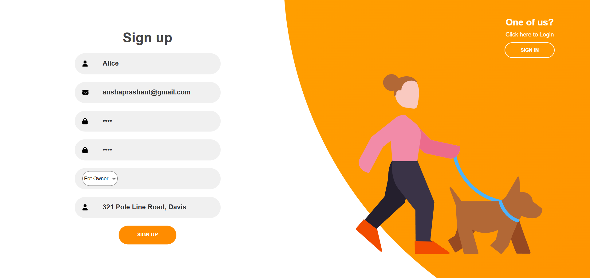 SignUp