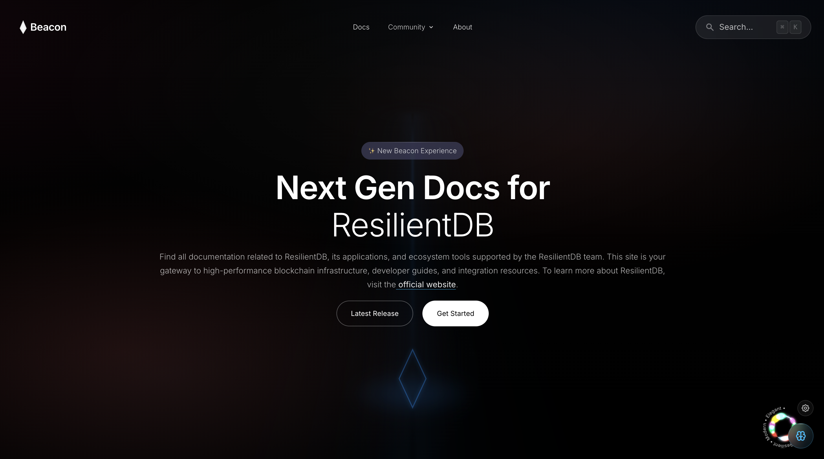 Beacon homepage