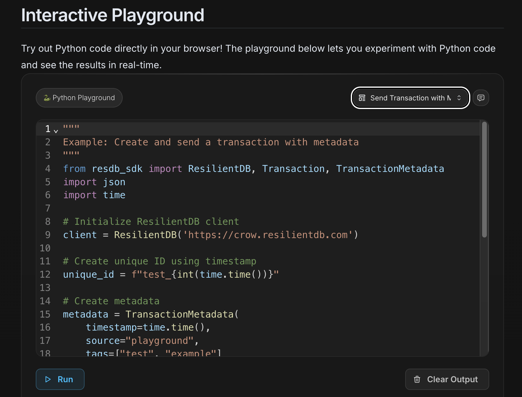 Python Playground