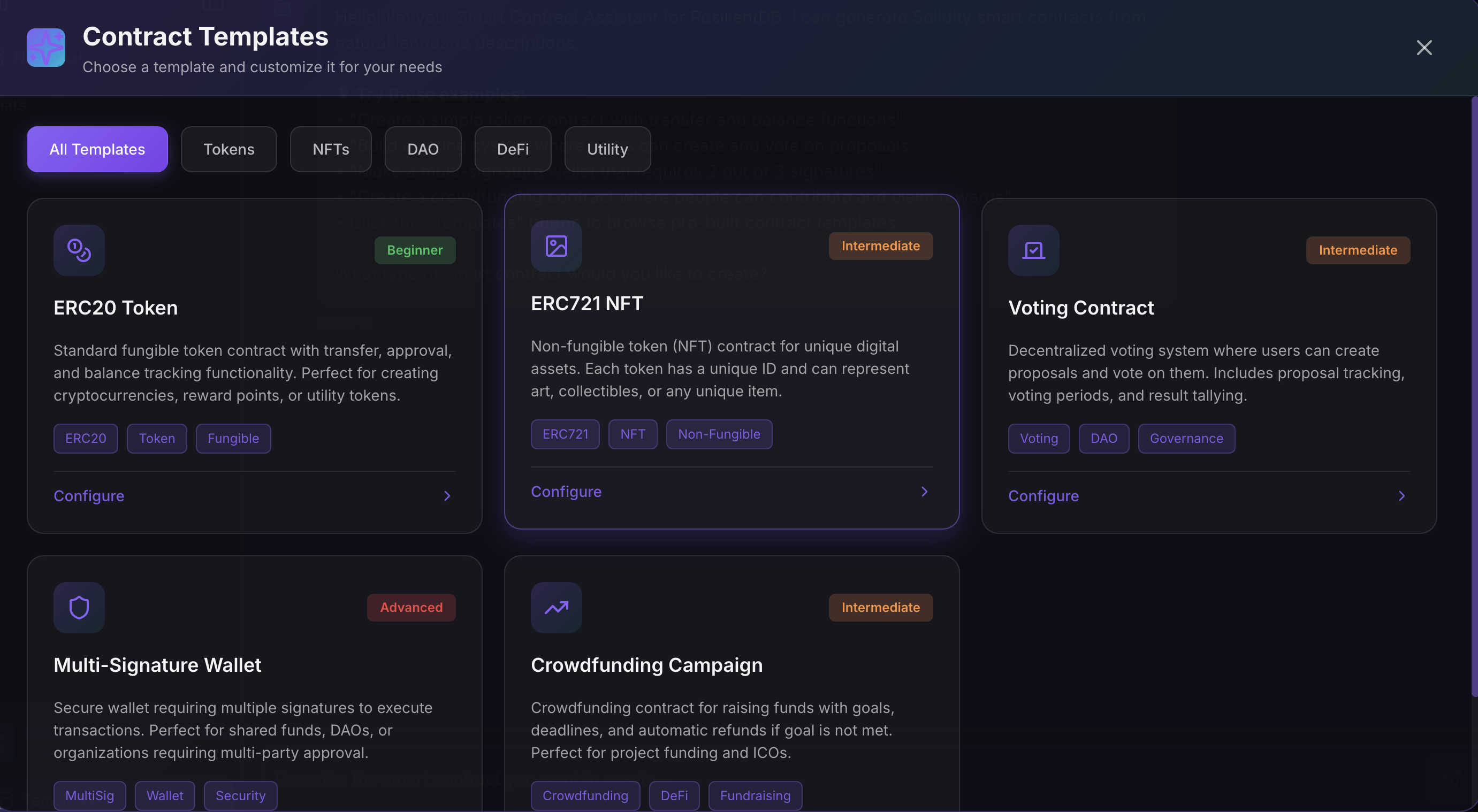 ContractForge template foundry